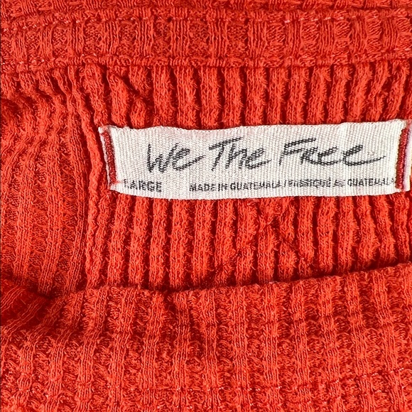 We The Free Snowy Thermal in Heatwave Orange Size Large - Picture 7 of 8